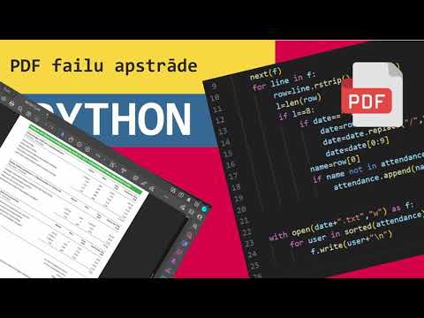 Video: Vai varat pārrakstīt pdf failu?