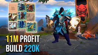 Build 4.1 Solo Static Dive t5 l fist of avalon l 11m profit l Albion Online