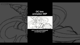 OC Rough Animation WIP - Fantasy fight sequence sketch animatic #animation #animatic #oc #wip #art
