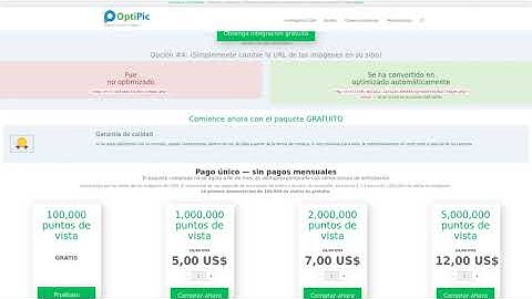 WebP para Concrete5: convierte imágenes en 2 clics. Complemento de OptiPic