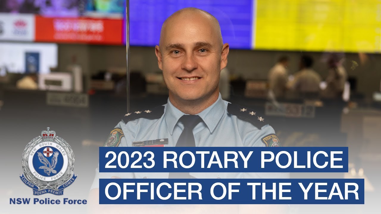 2023 Rotary Police Officer Of The Year - NSW Police Force - YouTube