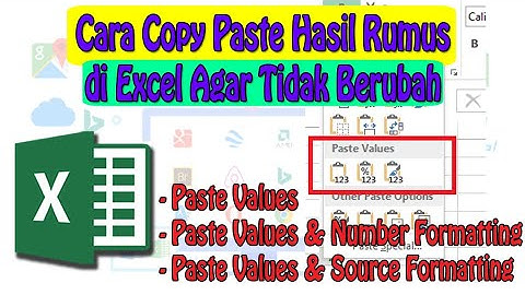 Cara Copy Paste Hasil Rumus di Excel Agar Tidak Berubah