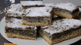 Mohnkuchen Blechkuchen-Hashahsli tepsi keki