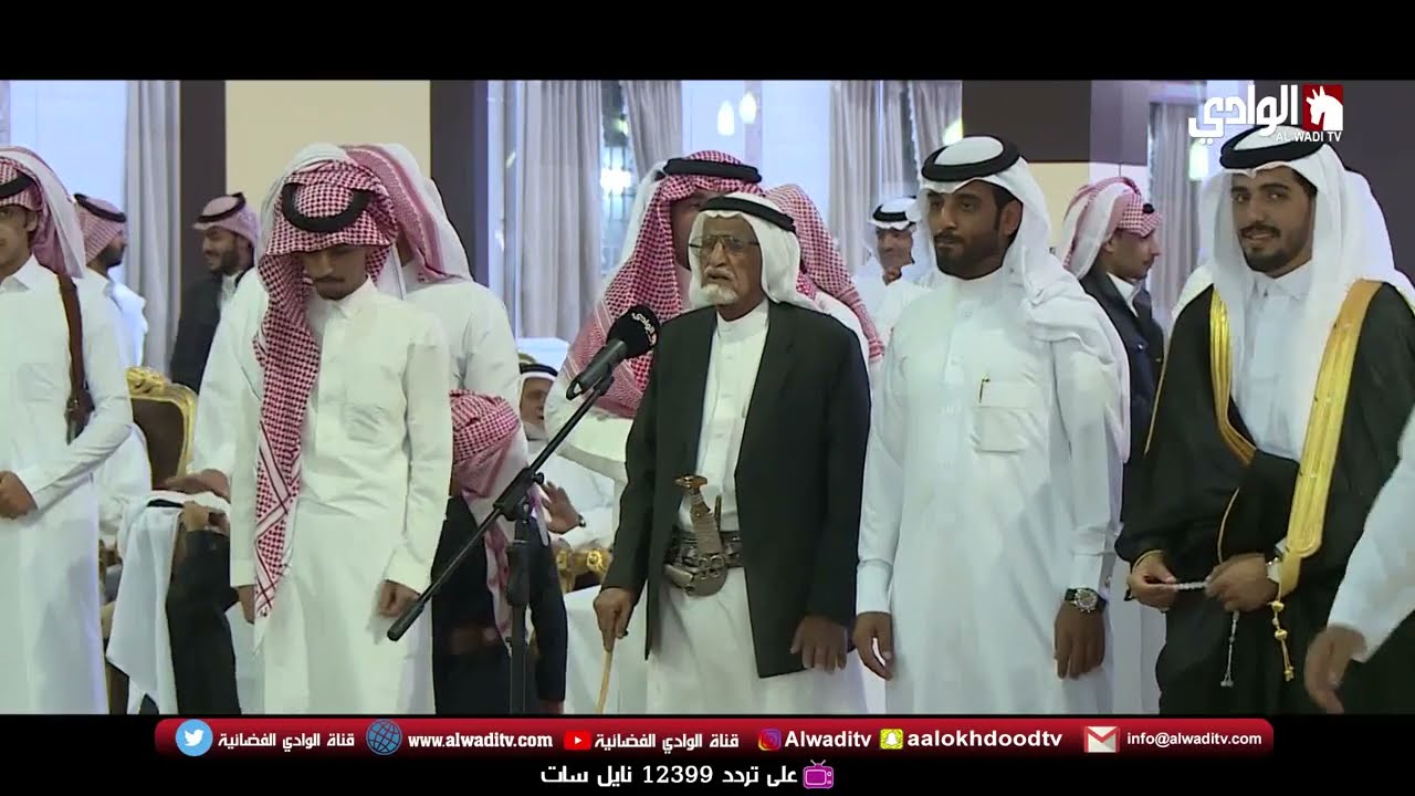 حفل زواج الحسن جابر علي الصنبوح على قناة الوادي الفضائية