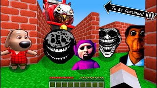 100 NEXTBOT & Choo-Choo Charles CHASED ME in MAZE Minecraft TROLLFACE OBUNGA RUSH DOORS - Gameplay by Mineology 1,079,047 views 5 months ago 54 minutes