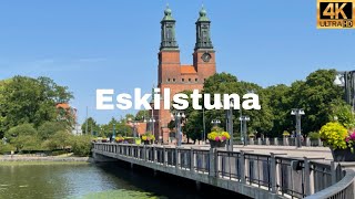 Eskilstuna Sweden 🇸🇪 | Central City Walk | City Walking Tour | 4K HDR