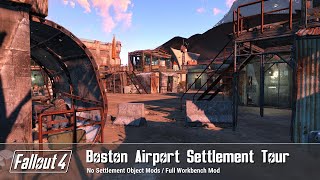 Fallout 4 - Boston Airport Settlement Build Tour screenshot 4