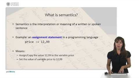 Programming Logic and Languages: Syntax and semantics |  | UPV