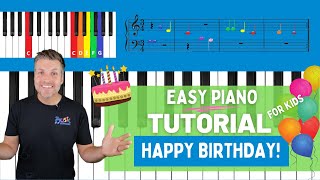 Easy Piano Tutorial | How to play "Happy Birthday to You!" for Beginners
