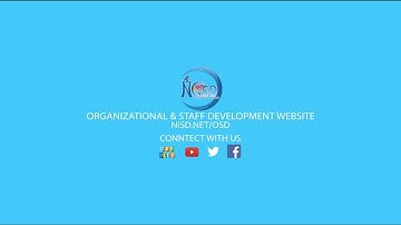 NISD Organizational & Staff Development Website Promo