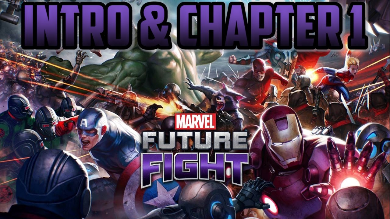 Marvel Future Fight Intro and Chapter 1 Dialogue And Gameplay by