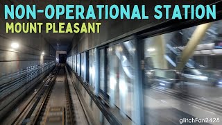 Ride through non-operational TE10 Mount Pleasant Station, December 2022 [SMRT]