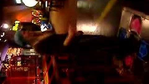 Mandi playing Dance Dance Revolution