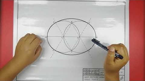 TRAZADO DE UN OVALO, DADO EL EJE MAYOR  (1ER CASO) 3ro Sec