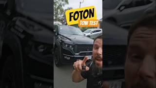 FOTON Tunland V9 - Tow Test Begins! Australia #towing #caravan #towrig #gwm @BartonsGroup