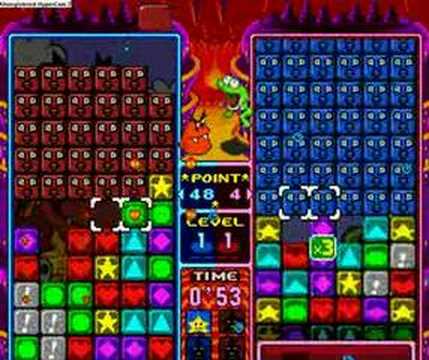 Tetris Attack Battle v Computer LV 7 -1-