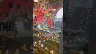 Walking Looking to the most famous restaurant and food place in Rotterdam Markthal • 4K ASMR