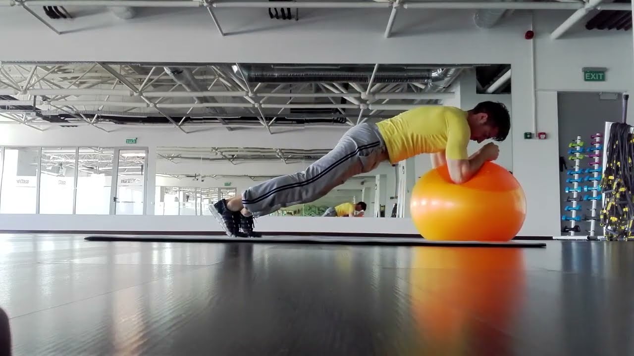 Exercises For Amazing Abs Intense abs workout with gym ball, core and