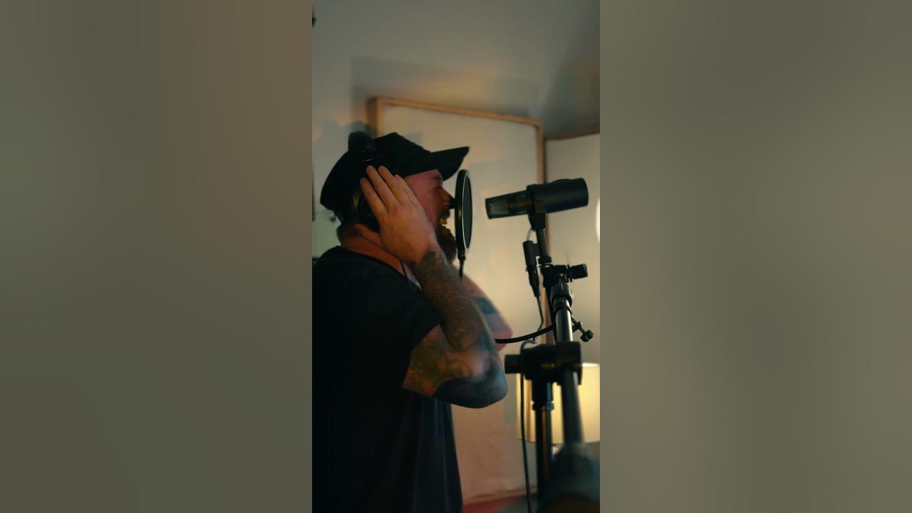 Tracking vocals for the new album