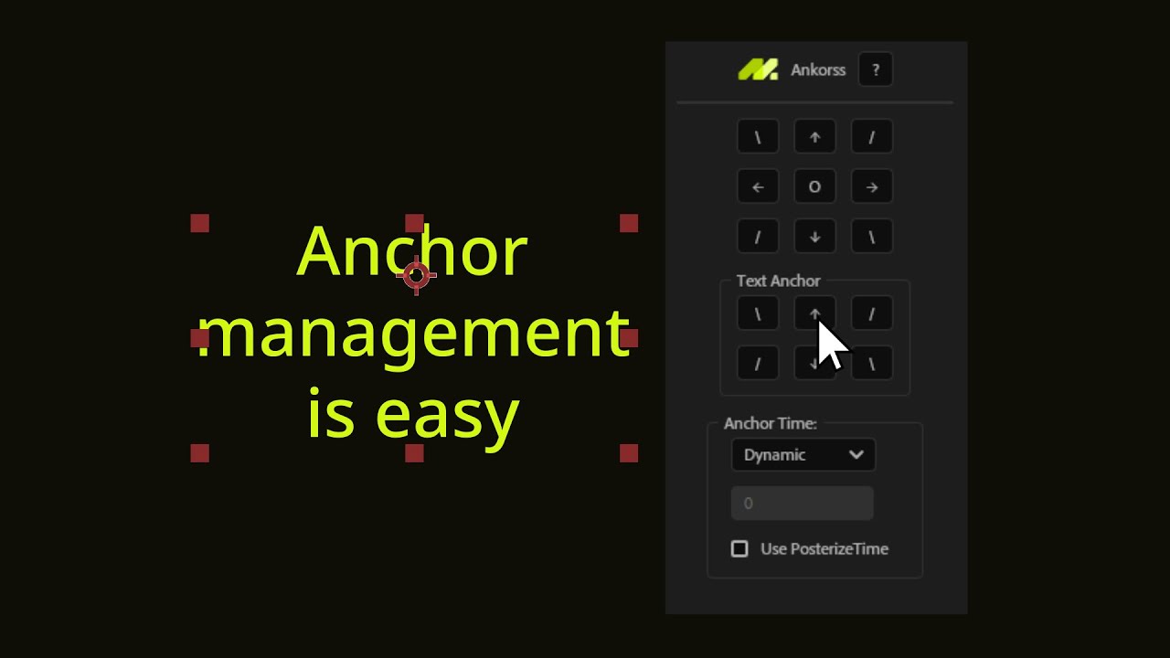 Anong Point Script Ankorss - FREE Anchor Point script for After Effects - YouTube