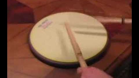 DRUM LESSON - SINGLE PARADIDDLE-DIDDLE