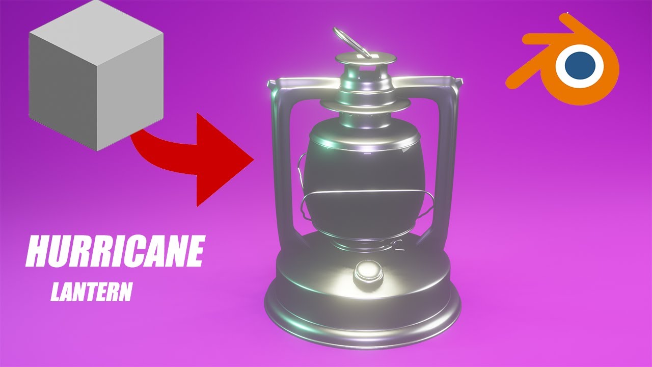 Modelling Hurricane Lantern In Blender Blender tutorial YouTube