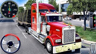 American Cargo Truck Driving Game | Heavy Transport Truck Simulator 3D Gameplay screenshot 5
