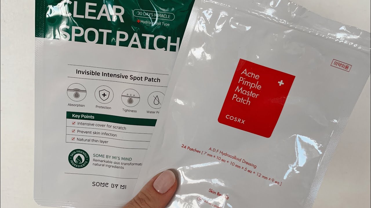 Точечные патчи против прыщей Cosrx,  Some by Mi - отзыв