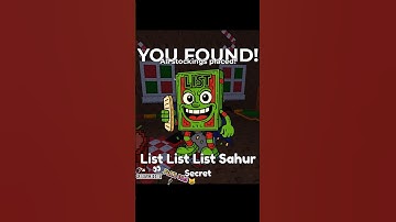 💫List List List Sahur | 🎅Find the Brainrot🎅 | @yulyonroblox - Shrots | 🎮ROBLOX | 4K