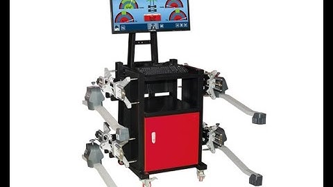 AA4C AA-WA485  CCD truck bus heavy duty vehicles  4 wheel alignment machine  operation video