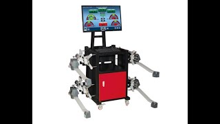 AA4C AA-WA485  CCD truck bus heavy duty vehicles  4 wheel alignment machine  operation video