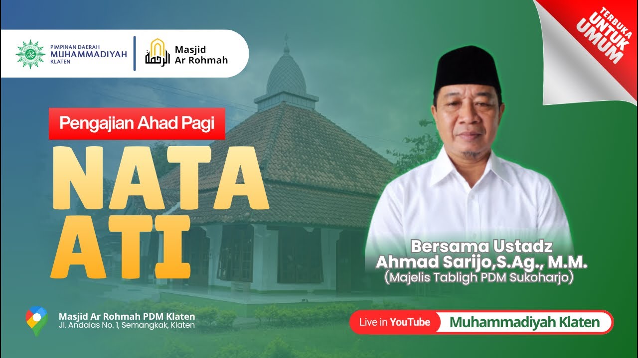 Pengajian had pagi!