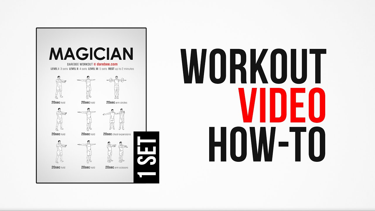 Magician Workout [ How-To ] [ One Set ] by #DAREBEE - YouTube