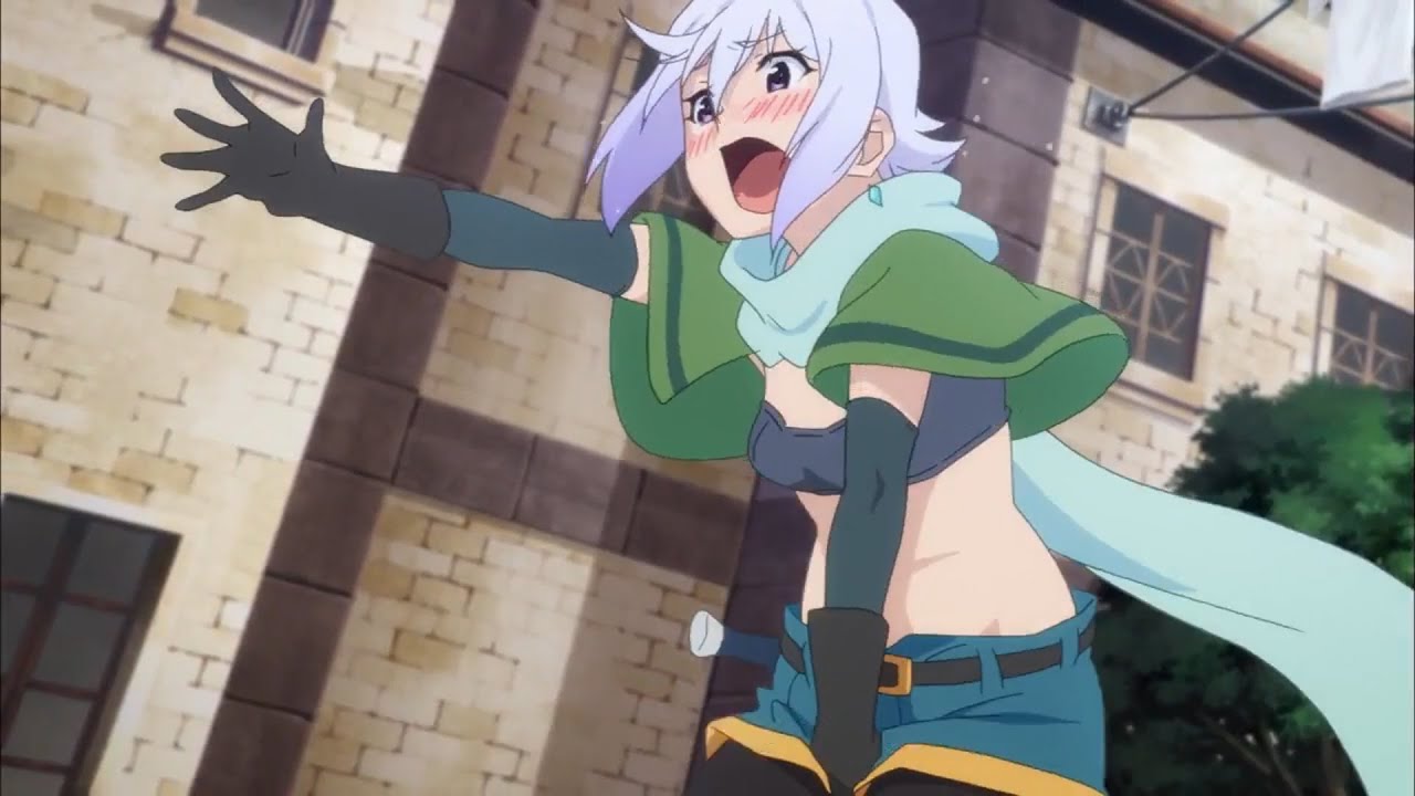 Some panties robbers in animes (it has become a fad) : r/Konosuba