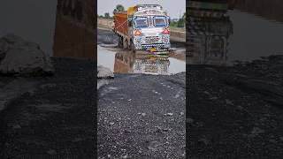 Tata 16 Wheeler Beast On The Road. #entertainmentworld #tatatipper #truckdriving #indiantrucks