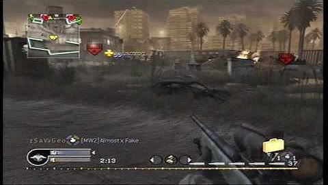 1080 No Scope Across The Map! - Call Of Duty 4