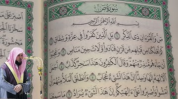 ماهر المعيقلي - سورة ص (38) بجودة عالية - Maher Al-Muaiqly - Surah Sad [38]