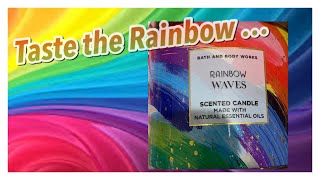 Rainbow Waves Candle Review