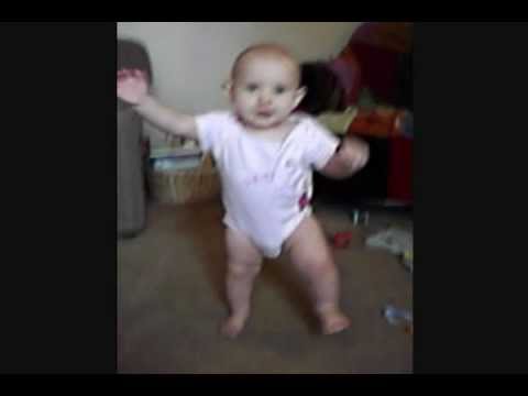 8 month old baby walking