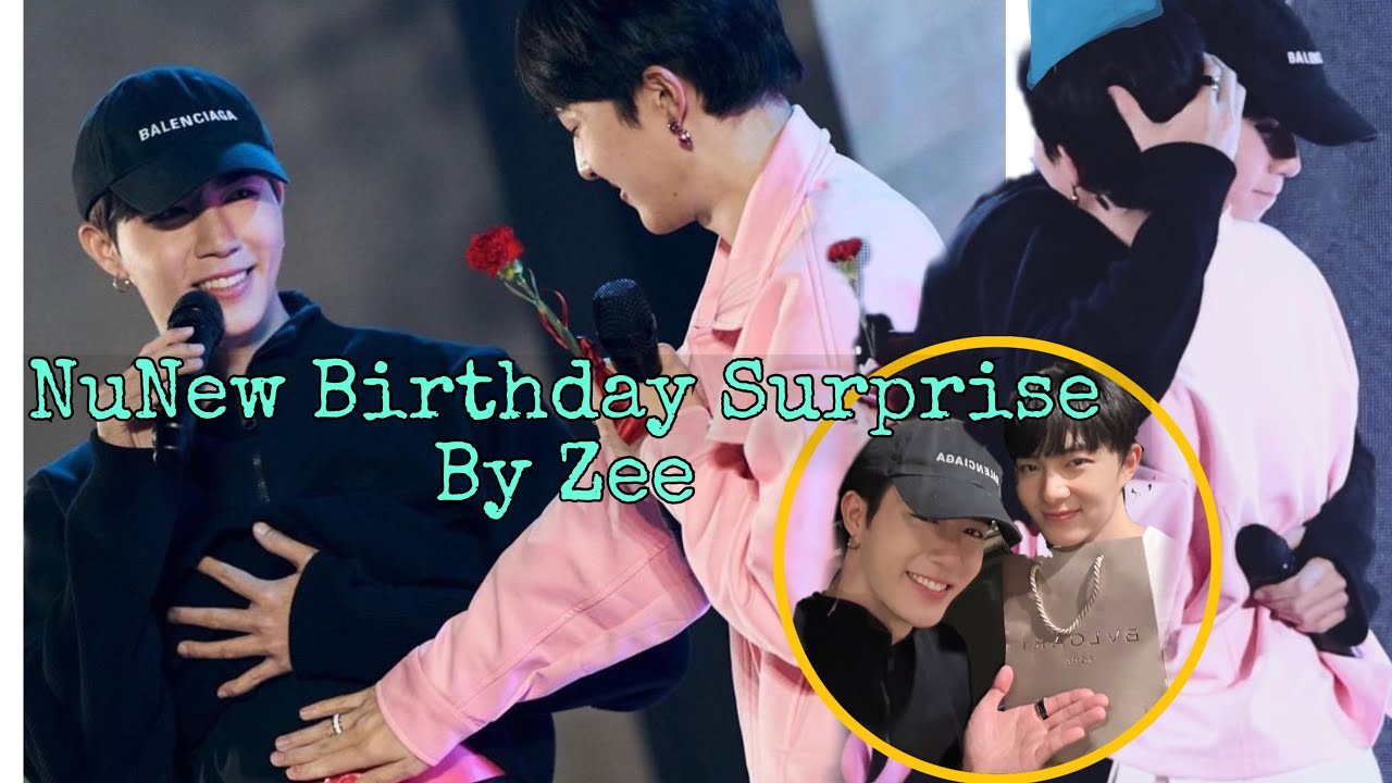 How Zee surprised Nu for his birthday| Eng sub | #zeenunew #nunew #zeepruk