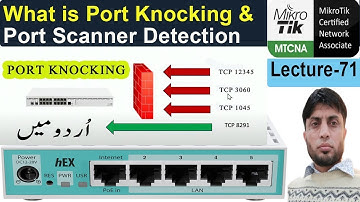 What is Port Knocking & Port Scanner Detection in MikroTik | MTCNA | Lesson-71