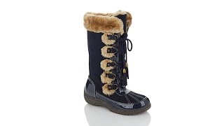 Sporto Waterproof Suede Laceup Boot With Thermolite