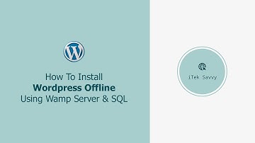 How To Install WORDPRESS OFFLINE  Using Wamp [LOCALHOST] In Less Than 5 Minutes