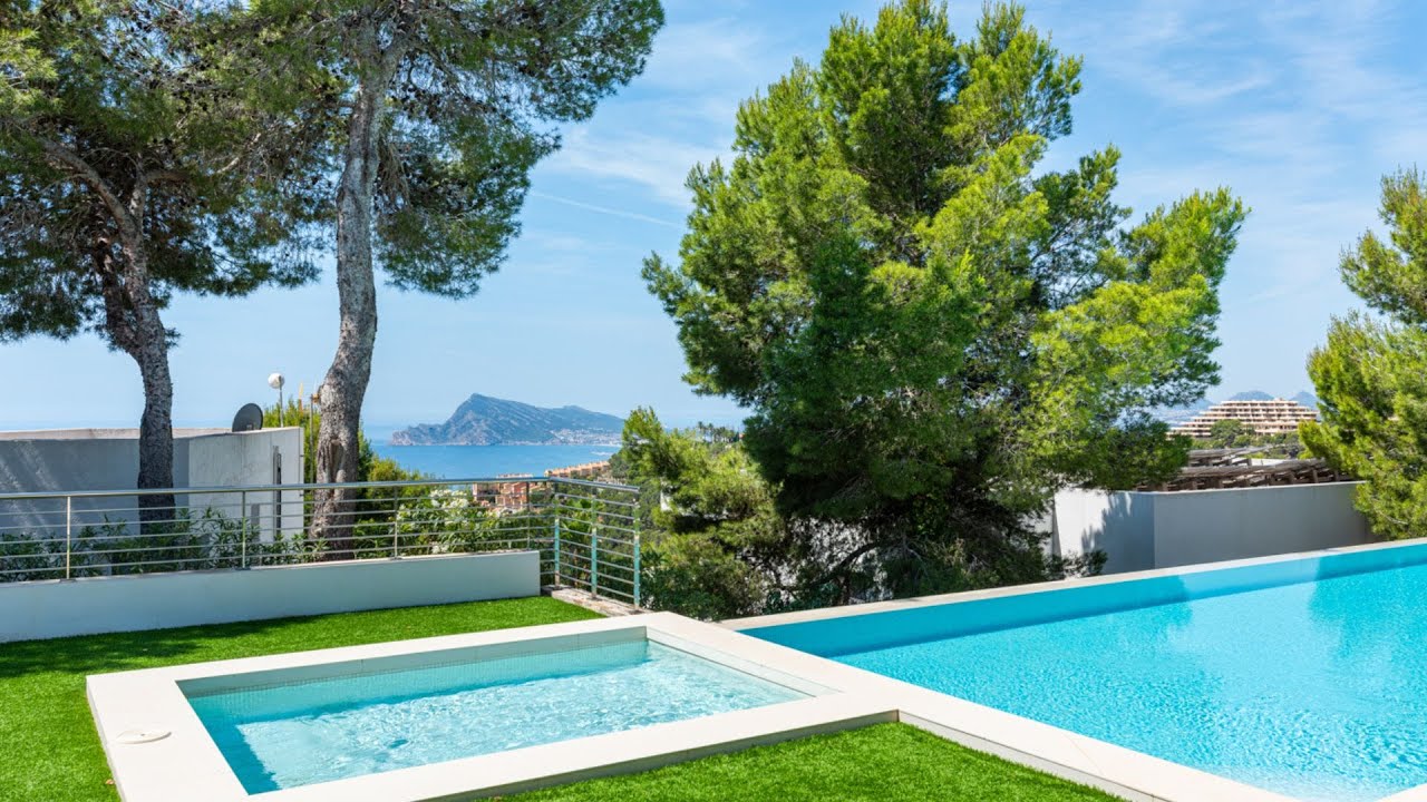SEAVIEW VILLA FOR SALE IN ALTEA HILLS COSTA BLANCA YouTube