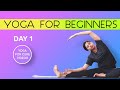 Day 1 yoga for beginners  21 days of yoga