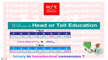binary to hexadecimal conversion