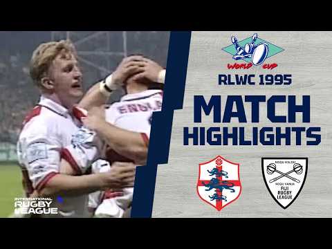 England v Fiji | 1995 Rugby League World Cup | Match Highlights