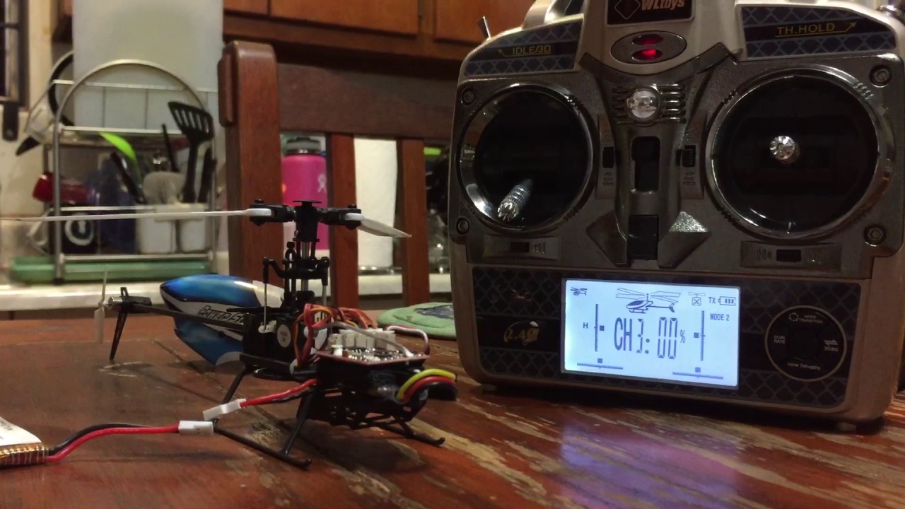 WLToys V977 Servo Jitter YouTube