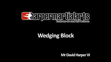 ITF Taekwon-do - Wedging block technique from Do-San