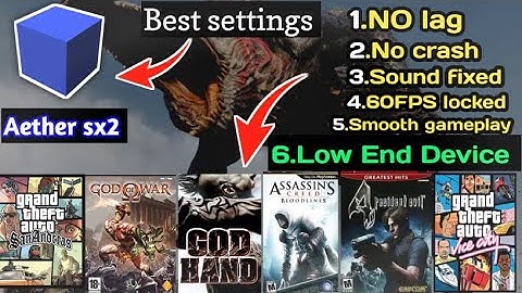 Best settings  Aether SX2 android low end device 100% working [2022] #Aethersx2 #PS2Games
